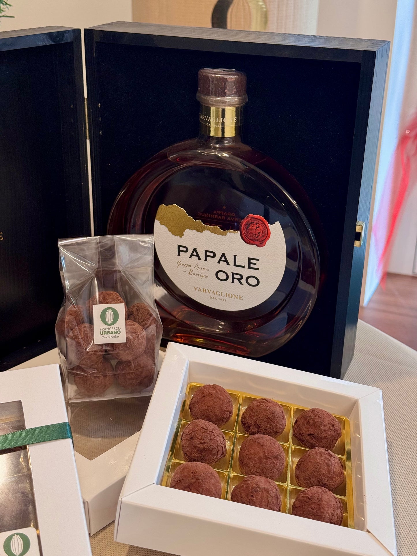 Tartufi alla Grappa Papale Oro Varvaglione